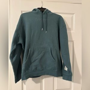 Glossier Sage Embroidered Hoodie
